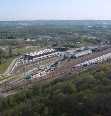 Signalisation ferroviaire, site de maintenance et remisage (SMR) Tram-Train T13